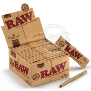 RAW CONE CONNOISSEUR KING SIZE SLIM + TIPS 24CT