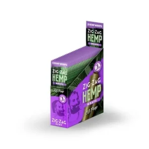 ZIG ZAG HEMP PURPLE CHL 25/2PK