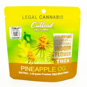 CUTLEAF THCA FLOWER PINEAPPLE OG 4.2G 10CT