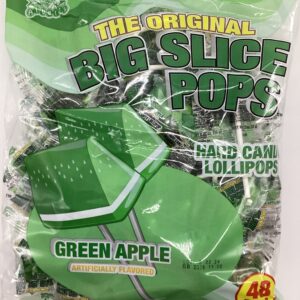 ALBERTS BIG SLICE GREEN APPLE 48CT