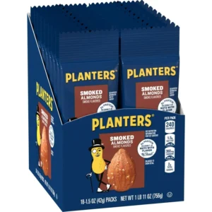 PLANTERS SMOKED ALMONDS 18CT