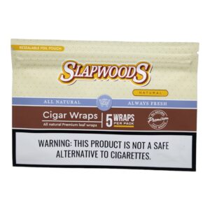 SLAPWOODS NATURAL WRAPS 10/5PK PP $6.99