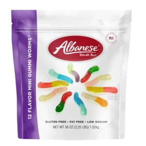 ALBANESE GUMMY WORMS 7.5OZ