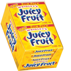 WRIGLEY SLIM JUICY FRUIT 10PK