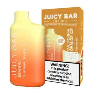 JUICY BAR 5000 CALIFORNIA ORANGE ICE 10CT