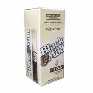 BLACK & MILD CREAM 25CT