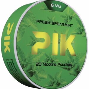 PIK NIC POUCH FRESH SPEARMINT 6MG 5CT