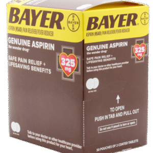 BAYER TABS 2PK 50 CT