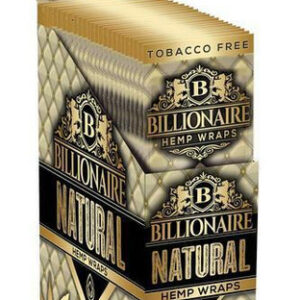 BILLIONARE HEMP WRAPS NATURAL 25/2PK