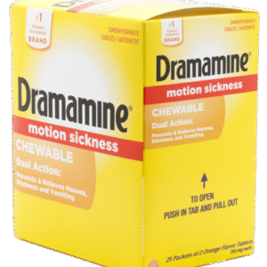 DRAMAMINE 2PK 25CT