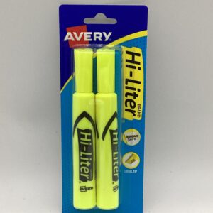 HI LIGHTER YELLOW LG 2PK