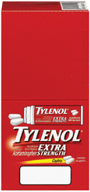 TYLENOL EX/ST CAP VIALS 10S 12CT