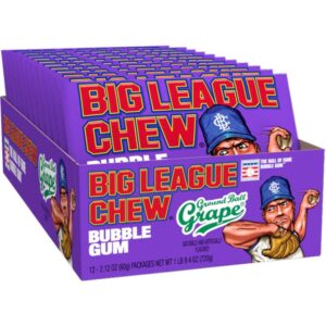 BIG LEAGUE CHEW GRAPE 12CT