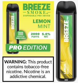 BREEZE PRO2000 LEMON MINT 10CT