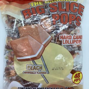 ALBERTS BIG SLICE POP PEACH 48CT