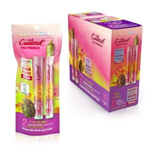 CUTLEAF THCA PREROLLS PINK KUSH 2.0G 10CT