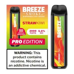 BREEZE PRO2000 STRAW KIWI 10CT