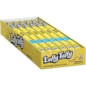 LAFFY TAFFY ROPE BANANA 24CT