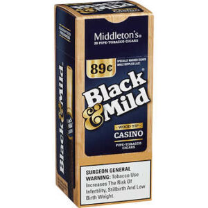 BLACK & MILD CASINO WT 25CT .89