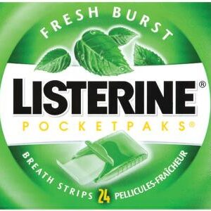 LISTERINE POCKETPAK FRESH 24CT
