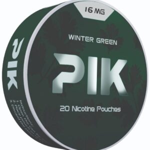 PIK NIC POUCH WINTERGREEN 16MG 5CT