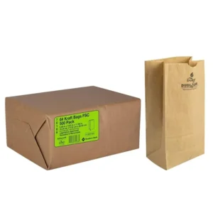 BAG   6 LB BROWN 500CT