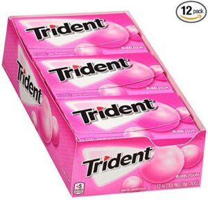 TRIDENT BUBBLEGUM 15CT
