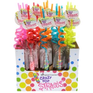 CRAZY POP STRAWS 20CT