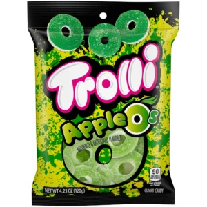TROLLI APPLE O'S 4.25OZ BAG