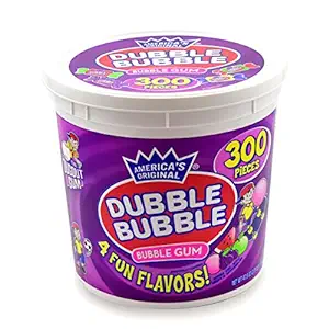 DUBBLEBUBBLE ASSORTED BUCKET 300CT