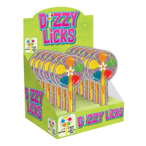 DIZZY LICKS LOLLIPOPS 12CT