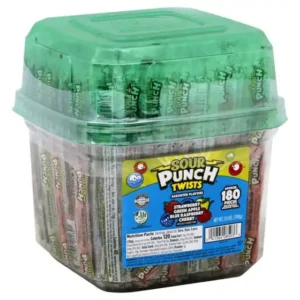 SOUR PUNCH TWIST TUB 180CT