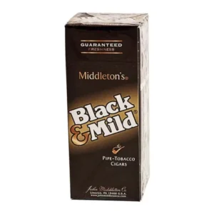 BLACK & MILD REG UPRIGHT 25CT