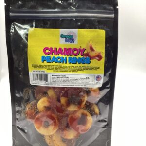 OMEGA CHAMOY PEACH RINGS 6OZ BAG