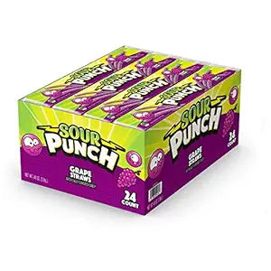 SOUR PUNCH GRAPE 24 CT