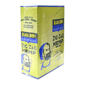 ZIG ZAG HEMP BLAZIN BLUE 25/2PK