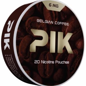 PIK NIC POUCH BELGIAN COFFEE 6MG 5CT