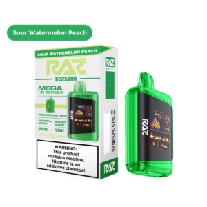 RAZ DC25000 SOUR WATERMELON PEACH 5CT