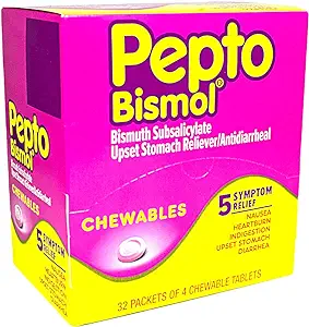 PEPTO BISMOL CHEWABLE 4PK 32CT