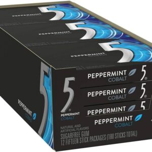 WRIGLEY 5 COBALT PEPMINT 12PK