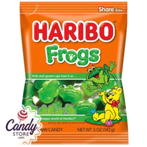 HARIBO GUMMY FROGS 50Z BAG